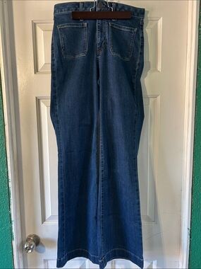 LC Lauren Conrad Dark Blue Flare Jeans